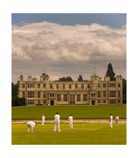 Cricket at Audley End house.