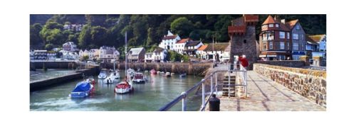 Lynmouth harbour, north Devon.