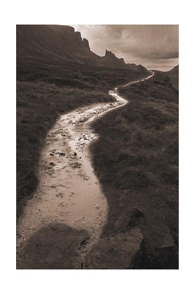 Footpath to the hills, Isle of Skye.