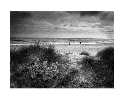 From the dunes at Southwold beach.