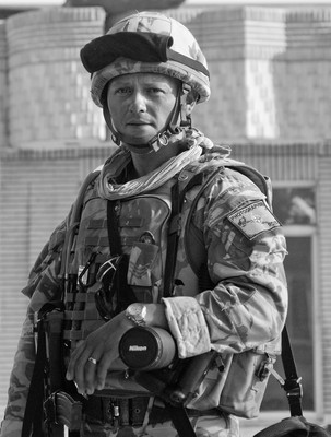 A picture of me taken by one of the Para's shortly after returning from a patrol.