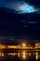 Moon and Harbour