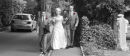 Jenny & Barry Wedding Walking to Church 