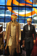 Rishabh arriving at the Temple