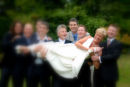 Karen and Alan 'giving the bride away'