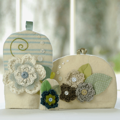 Cosy Cream Wool Cosies