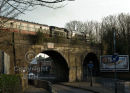 Britannia crossing the Dover Road Bridge, Folkestone April 7th 2011
