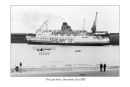 The last Sealink Stena Line ferry from Folkestone. 1991