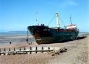 The Manaav Star beached at Jurys Gap in September 2004.