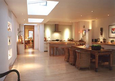 Modern Kitchen Setting 