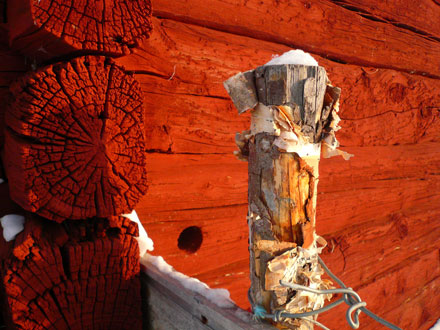 North Swedish log cabin