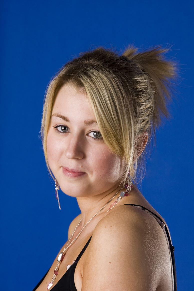 Summer studio portrait