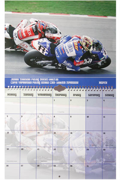 2007 World Superbike Calender