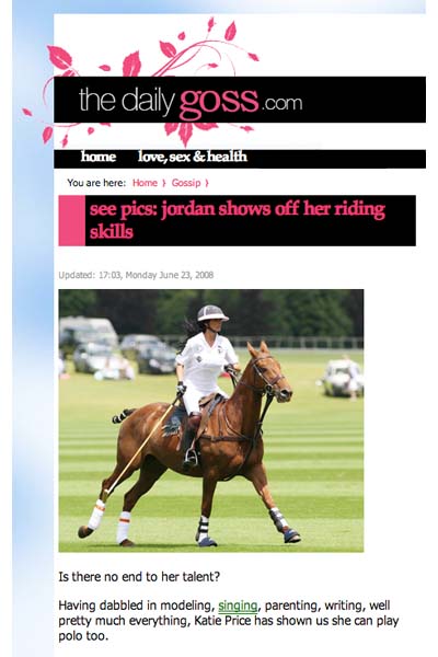 � Marcus Dodridge/The Daily Goss June 2008