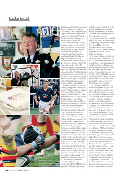 Rugby World Magazine June 2007
