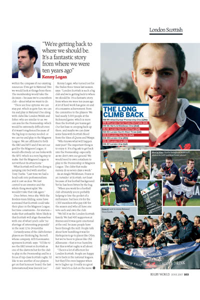 Rugby World Magazine June 2007