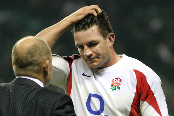 � Marcus Dodridge/Rugby World - Andy Robinson & Martin Corry England v New Zealand November 2006 