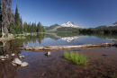 South Sister at Sparks lake, Oregon USA