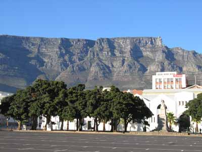 Table Mountain from central Cape Town