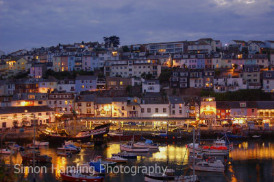 Brixham Harbour at Dusk