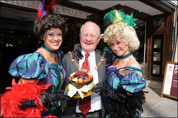The opening of Patisserie Valerie in High Street, Bath.