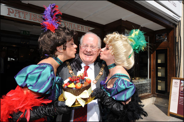 The opening of Patisserie Valerie in High Street, Bath.