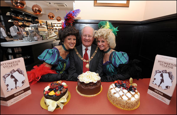The opening of Patisserie Valerie in High Street, Bath.