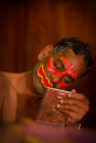 Painted character face