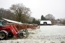Swan Barn Farm in snow