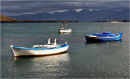 Three fishing boats