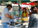 Cheese Vendor at the market