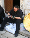 Polishing the brass