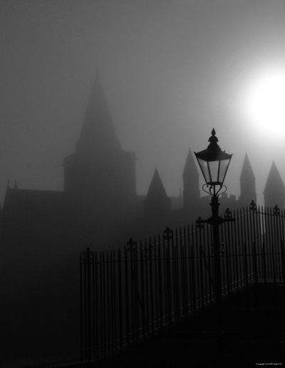 Rochester Cathedral Foggy Day