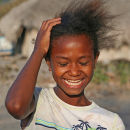 Girl in the wind