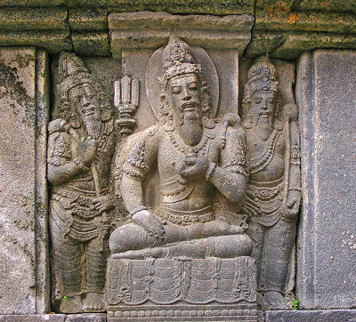 Prambanan stone carving