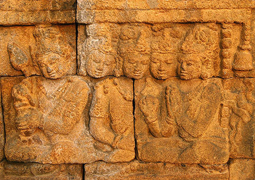 Borobudur wall reliefs