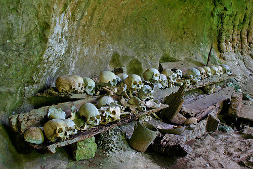 Torajan burial cave