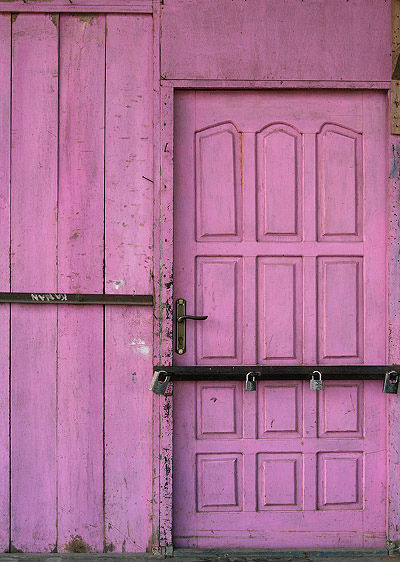 Pink door