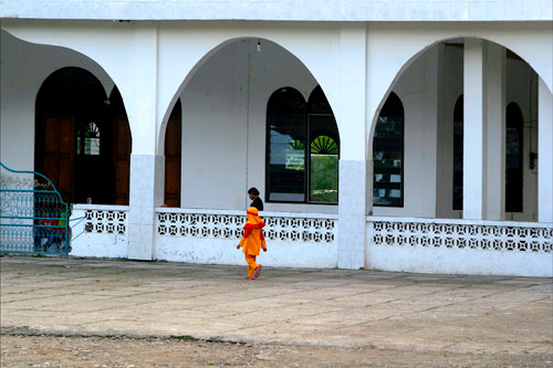 At the mosque