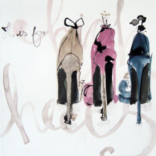 H is for High Heels. SOLD