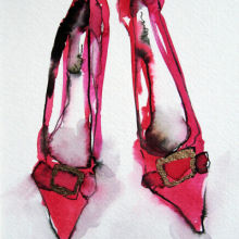 My Posh Red Shoes. SOLD