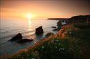 Bedruthan Steps at Sunset - CS024