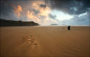 Rhossili Bay and the remains of the shipwreck the Helvitia - SWS011