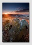 Sunrise over the Peak District Millstones - PS8301
