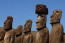 Easter Island statue with top hat