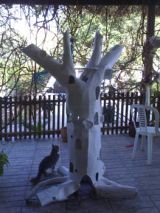FAIRY TREE HOUSE SCULPTURE