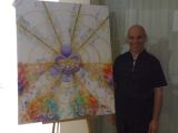 FIRST PUBLIC VIEWING OF THE BROCADE OF LIFE PAINTING
