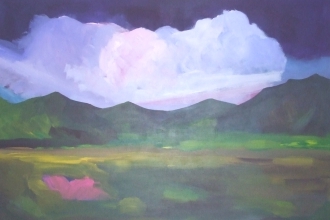 Icelandic Landscape Acrylics on canvas.
Size 120cm x 100cm
�1000