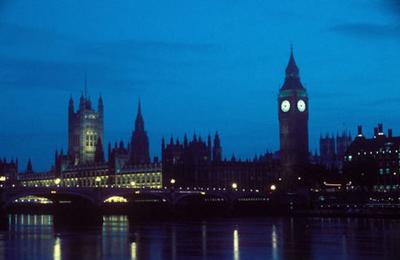 Westminster at night