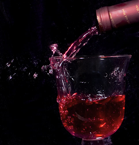 Wine spill